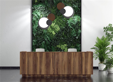 Heve- og senkbare resepsjonsdisker