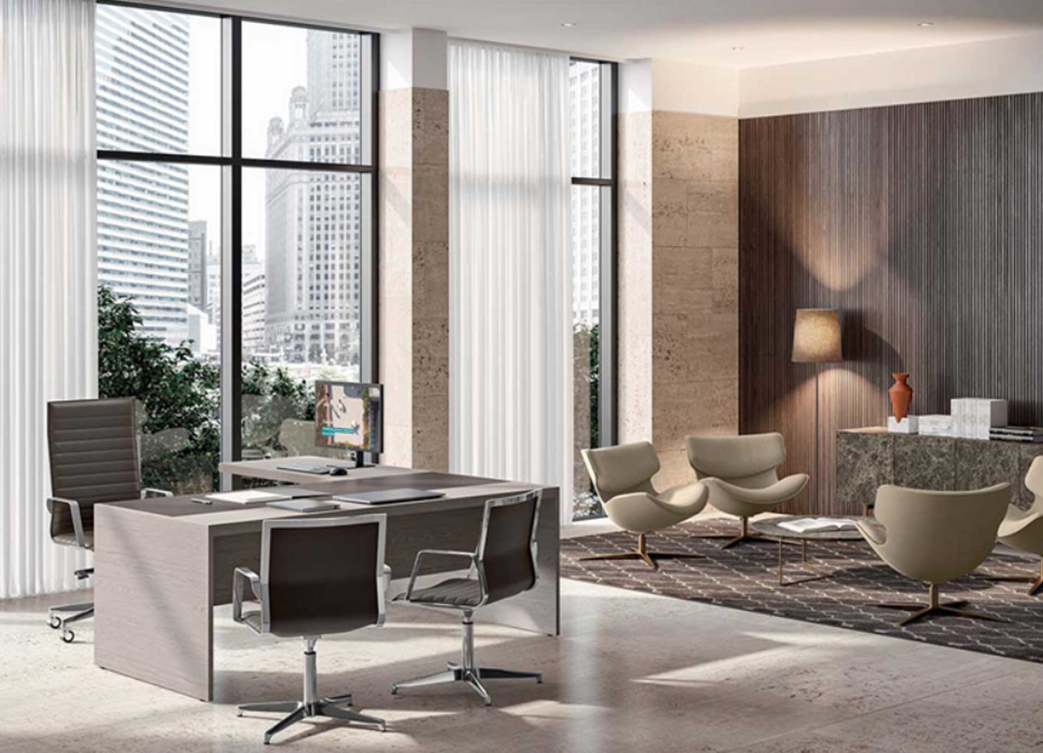 Hjørneskrivebord for kontor