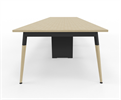 Bild 3 X3 bord med eikbein 320x120 cm