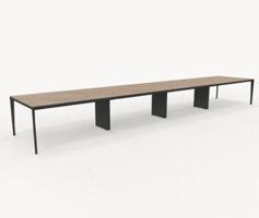 X5 Møtebord X5 konferensbord 640x120 cm for 20-22 stoler