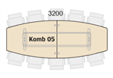 Connect Møtesbord Kombination 05