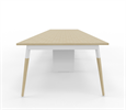 Bild 2 X3 bord med eikbein 120x120 cm