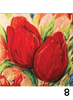 Bild 3 Dezign kunsttrykk Rød tulipan