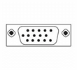 Bild VGA-kabel til bildeskjerm
