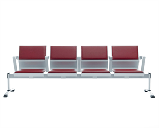 Cluster sittbänk tygklädd